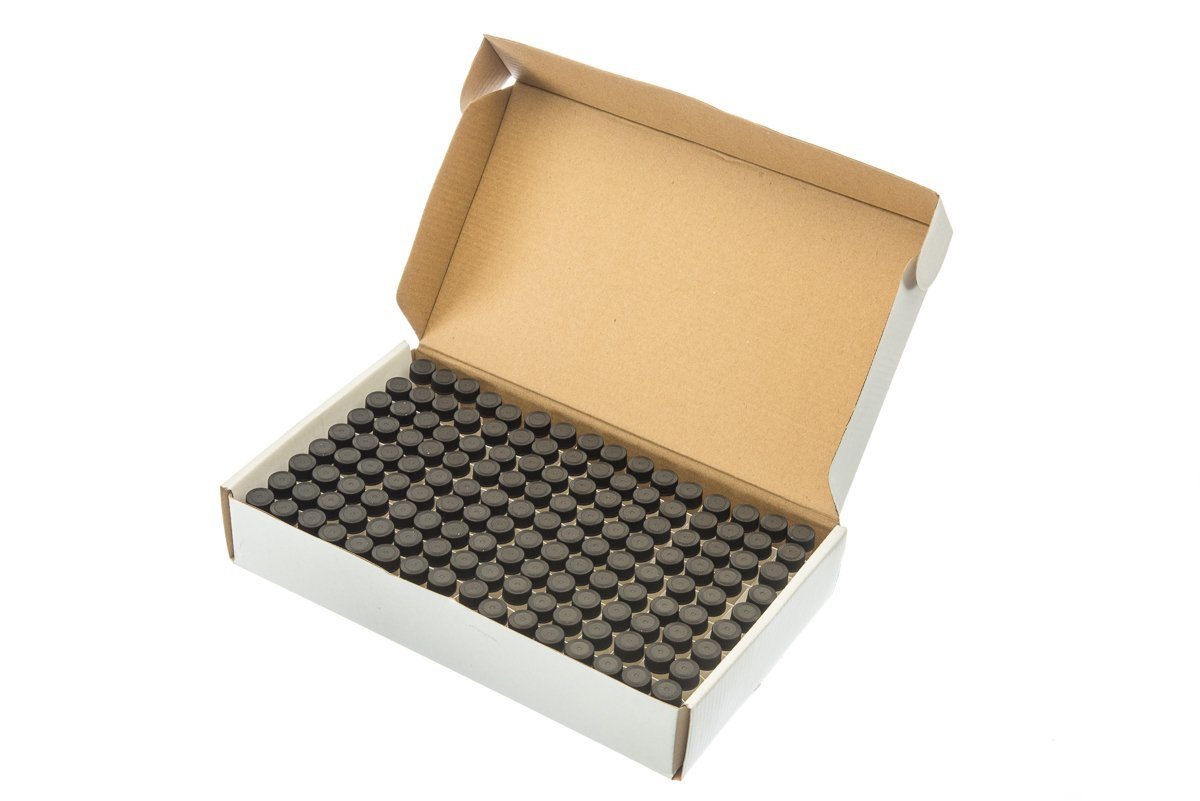 144 pc Display-4ml Glass Vials (1-3/4", Outer Diameter; 9/16")