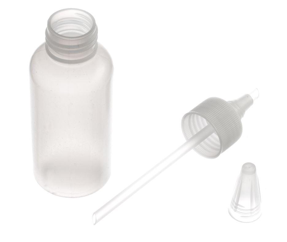 5" Plastic Snifter Bottle For Gold Panning, 3 FL Oz