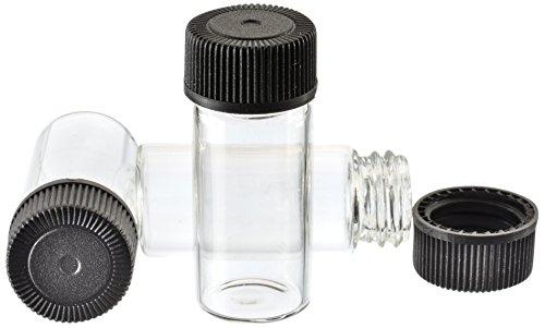 144 Pc. Display - 4ml Glass Vials (1-3/8", Outer Diameter; 9/16")