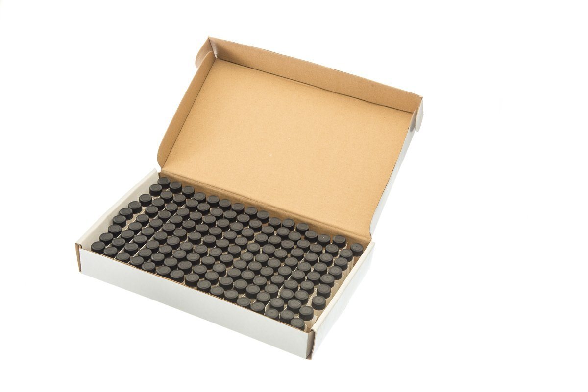 144 Pc. Display - 4ml Glass Vials (1-3/8", Outer Diameter; 9/16")