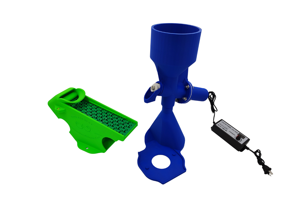Fine Gold Buddy Sluice With Adjustable Flow and Feed rate