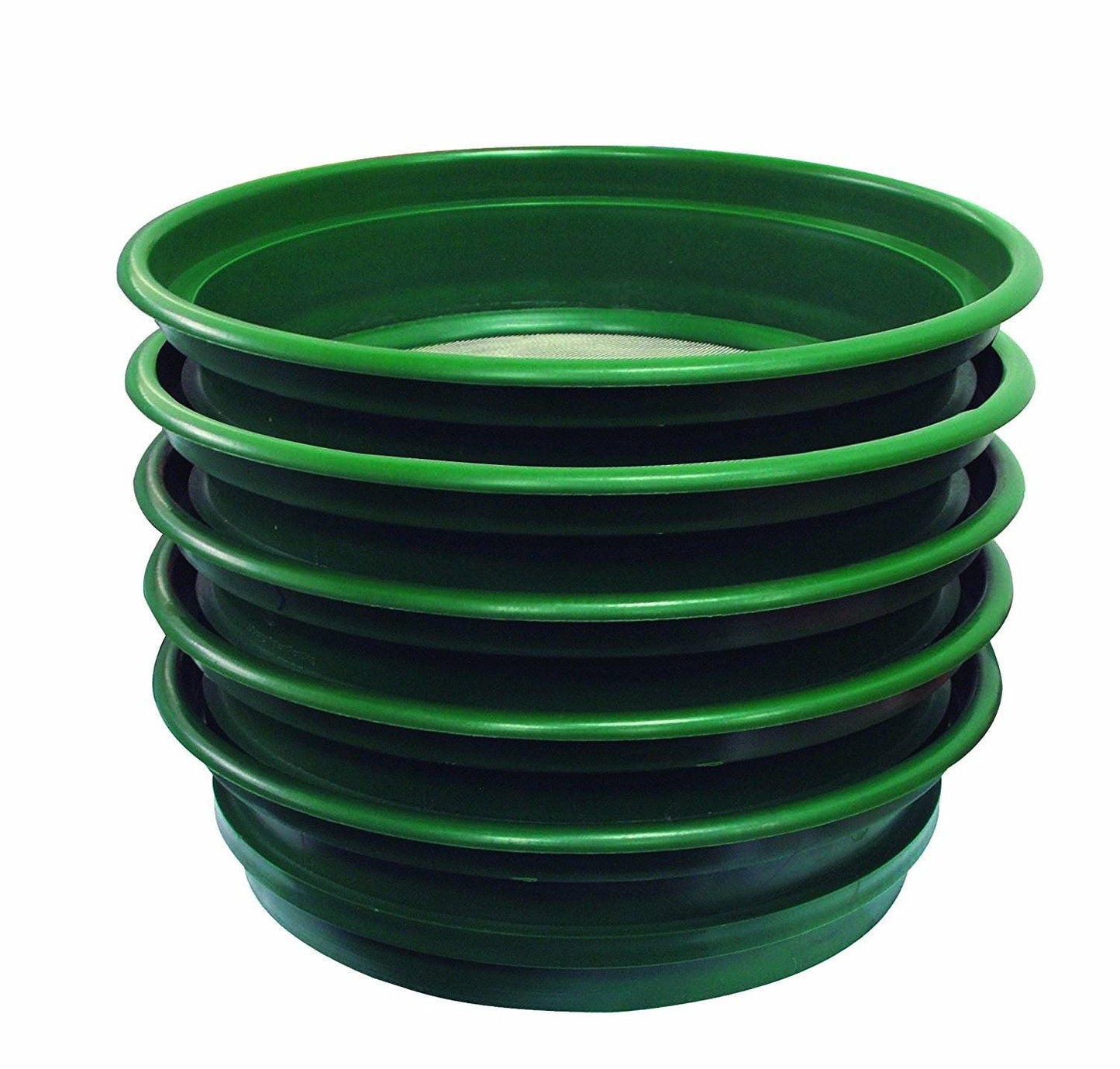5-Piece Sifting Pan set - Size 11" Diameter Bottom, Top Diamater 13 1/4"