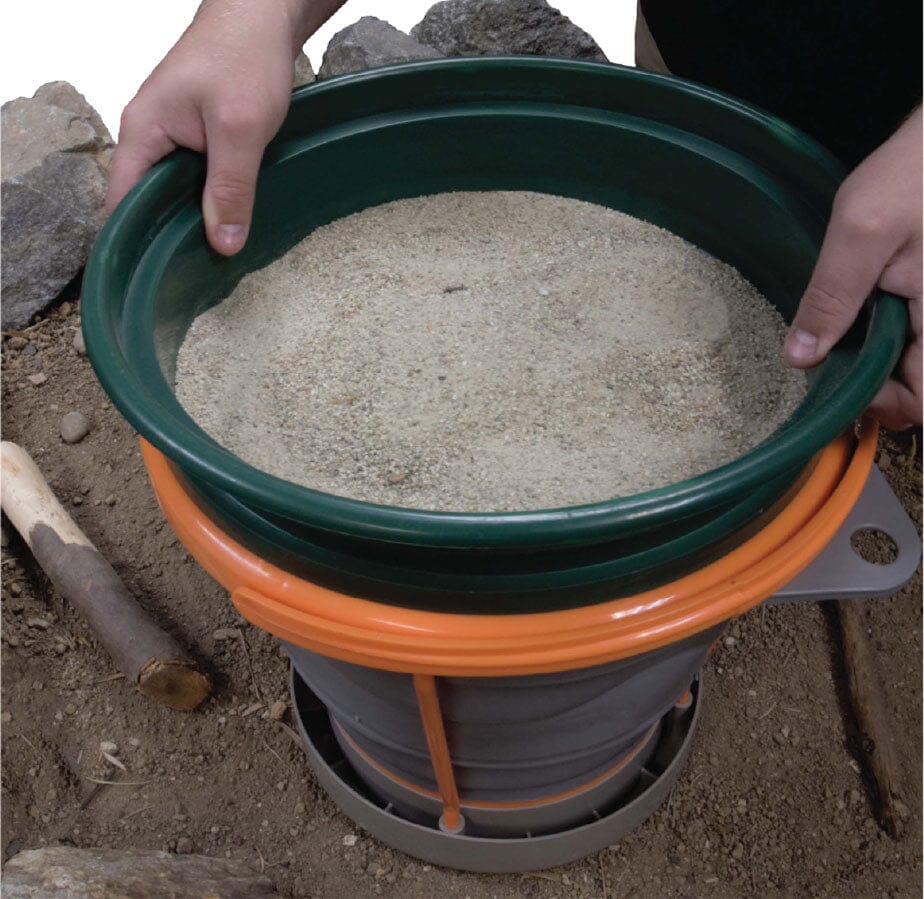 9 Piece Classifier Set and Collapsible Bucket with Stand