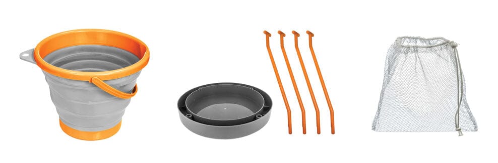 9 Piece Classifier Set and Collapsible Bucket with Stand