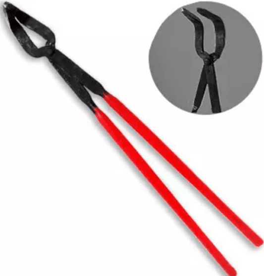 Heavy Duty 18-Inch Bent Crucible Pickup Tongs