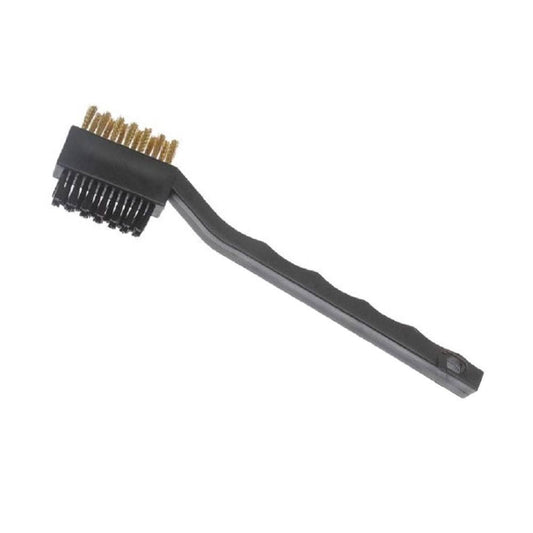 7" Double Sided Wire Brush-Brass/Nylon Bristles