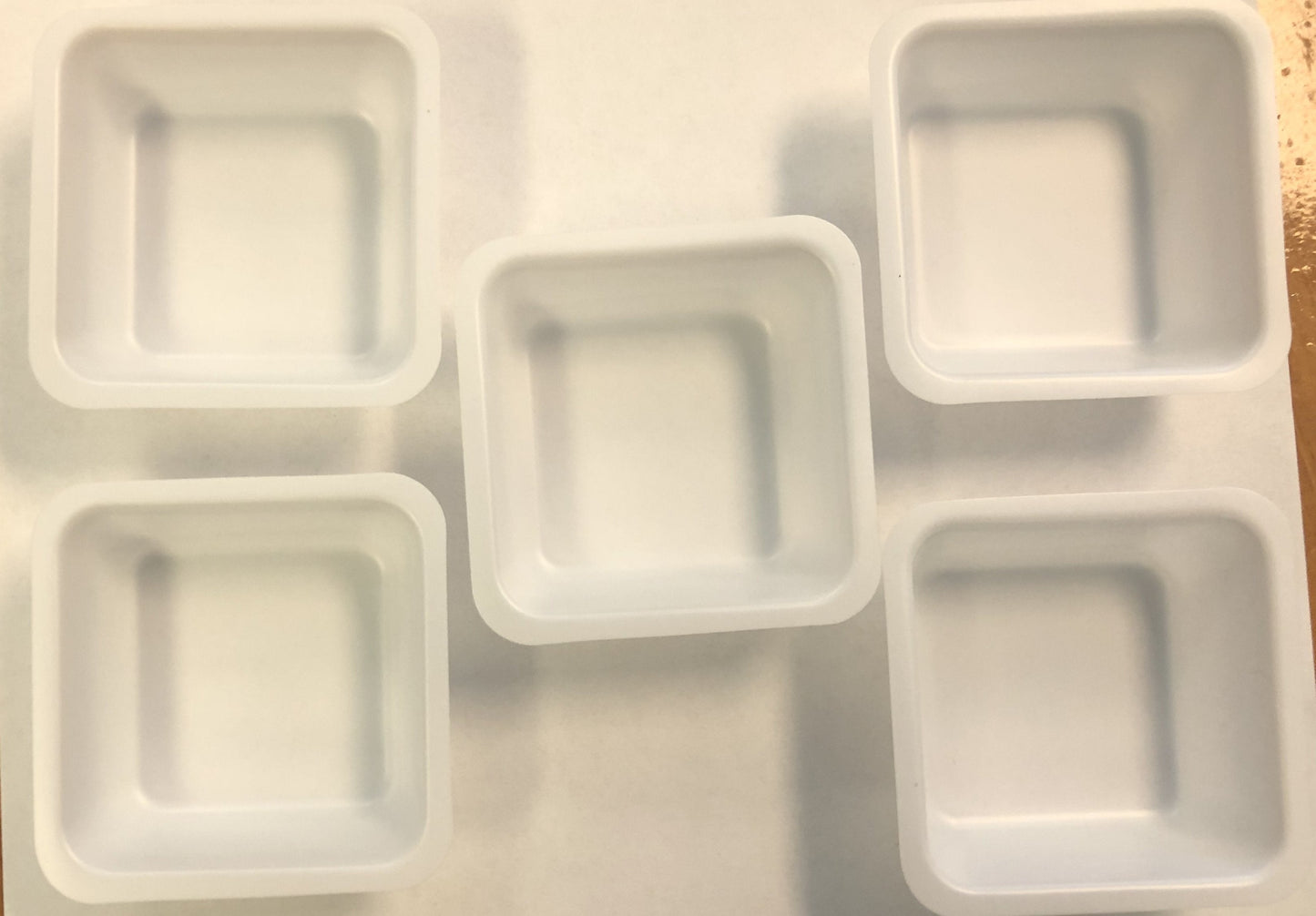 Weighing Boats - Medium Square Plastic 5-pack
