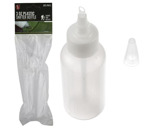 5" Plastic Snifter Bottle For Gold Panning, 3 FL Oz