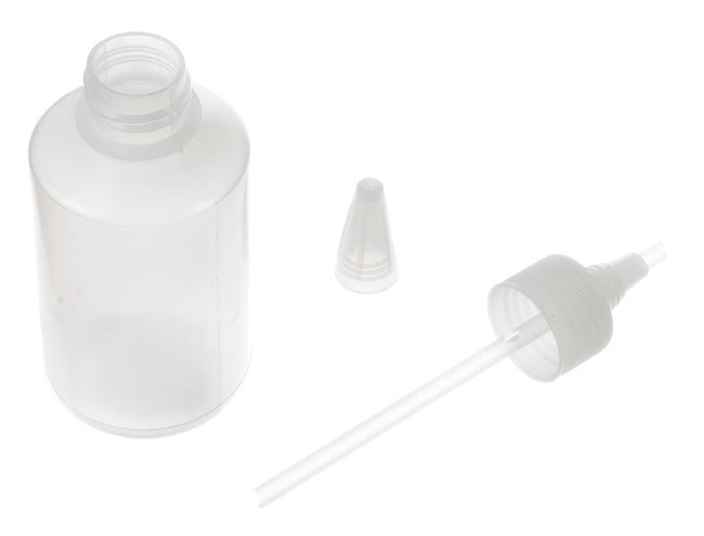 8 1/4" Plastic Snifter Bottle For Gold Panning, 4 FL Oz